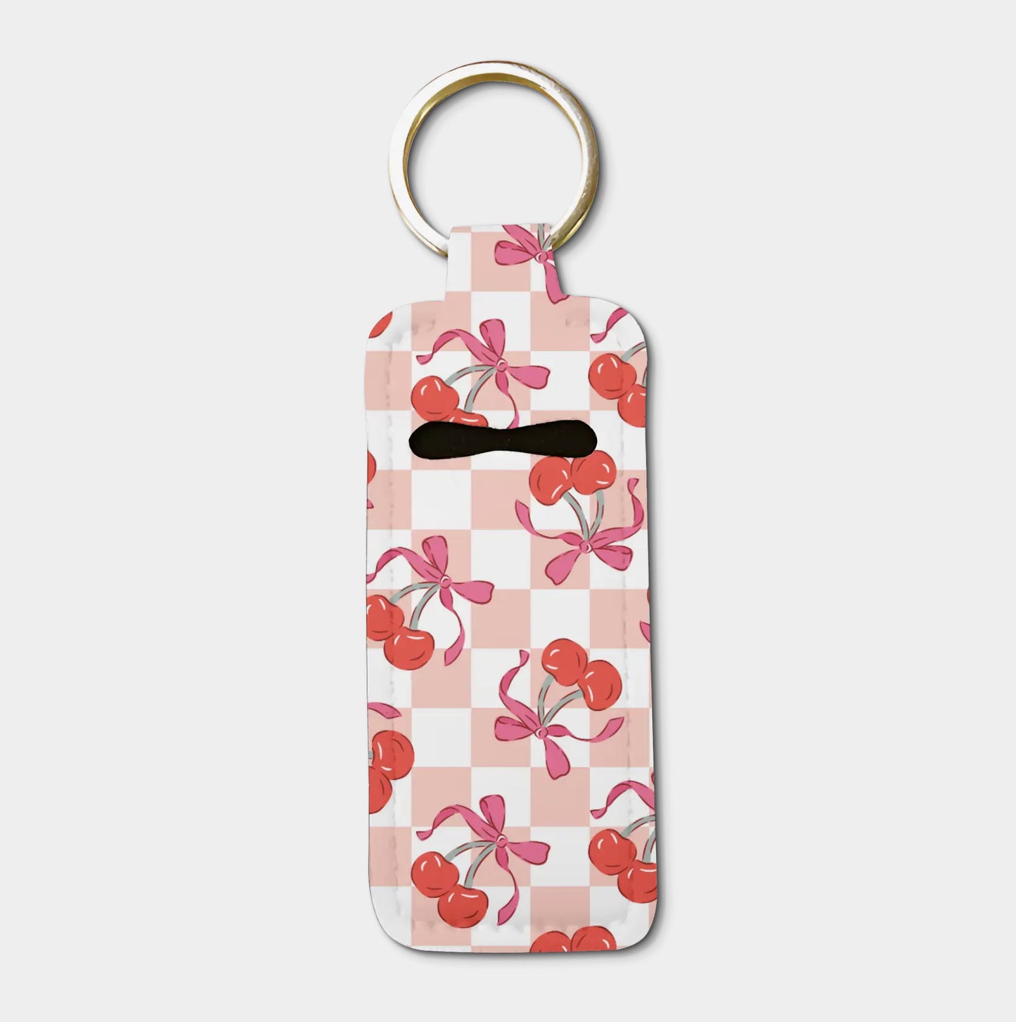 Cherry Picnic Chapstick Lip Gloss Holder