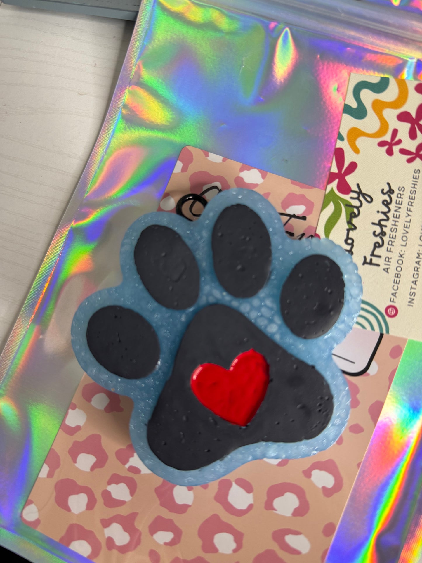 Paw print car Freshie