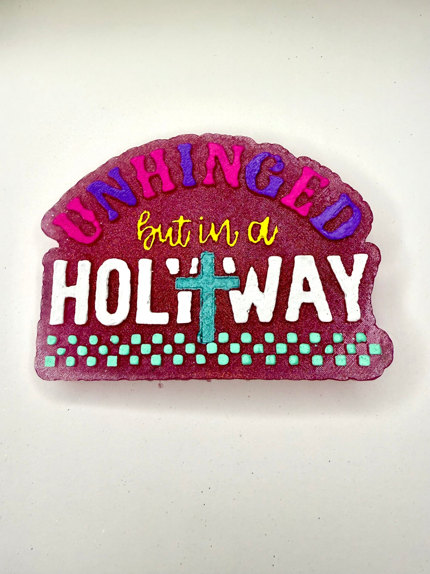Unhinged but in a holy way car Freshie