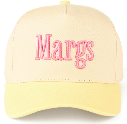 C.C Margs Lettering Two Tone
Trucker Baseball Snap Back Cap
