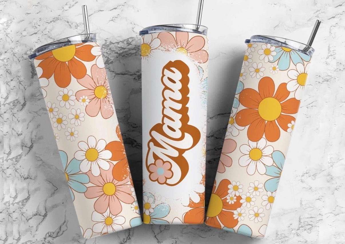 Groovy Mama Tumbler 20oz