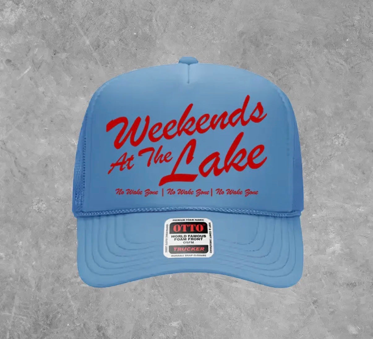 Weekends At the Lake, Summer Lake Days Trucker Hat