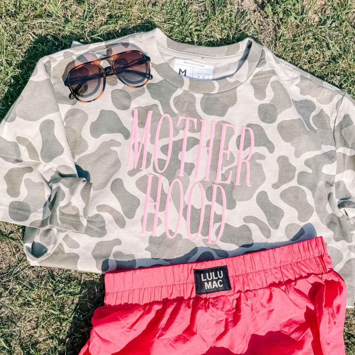 Motherhood Puff Camo Graphic Tee